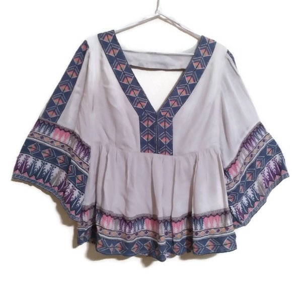 Free People Flowy Boho Top - Picture 5 of 7